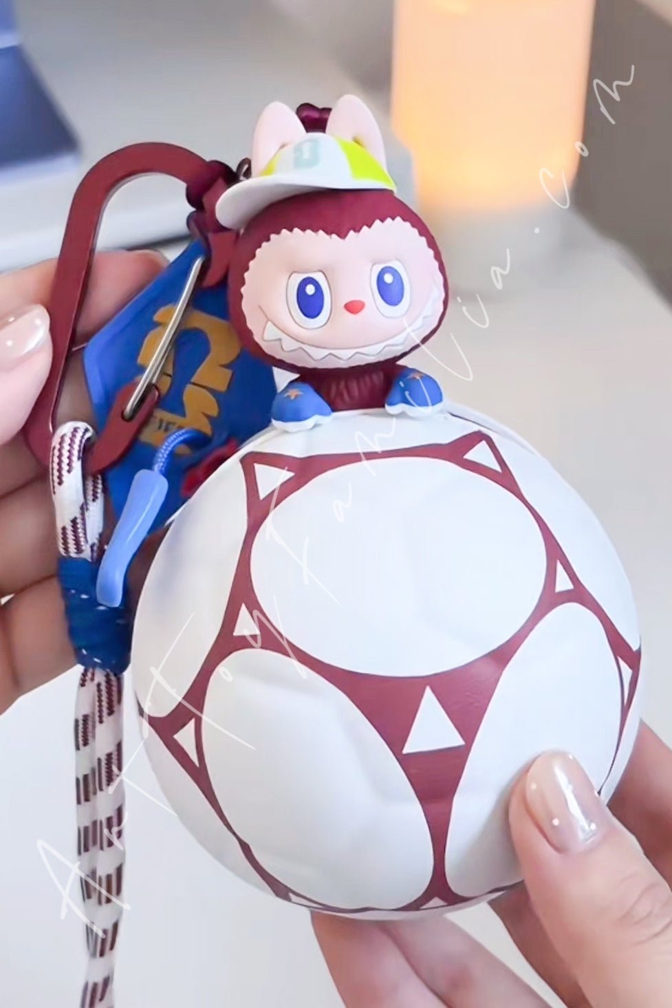 The Monsters Labubu × FIFA Series Football-shaped Mini Bag