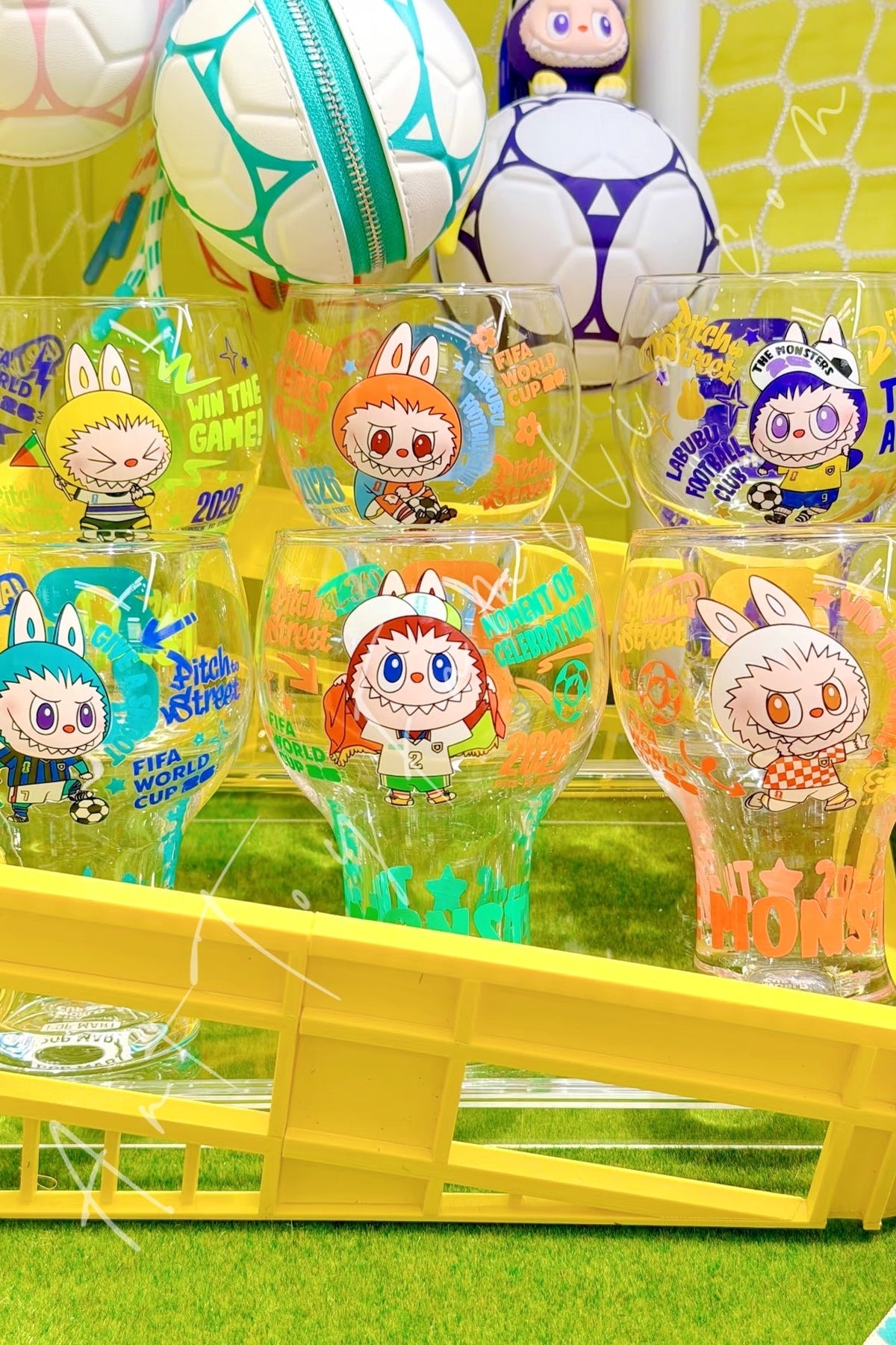 The Monsters Labubu × FIFA Series Glass Cup